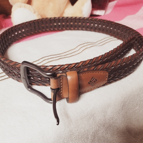 Columbia braided genuine lacing leather size small 30-32 - Picture 2 of 6